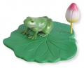 Лягушка Deko-Tiere Frosch/Seerosenblatt